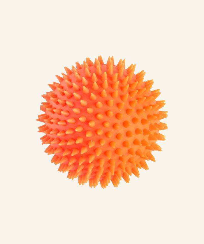 Textured rubber massage ball